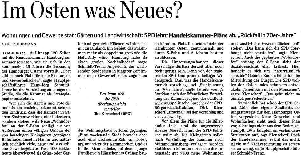 Hamburger Abendblatt  
		26.06.2015